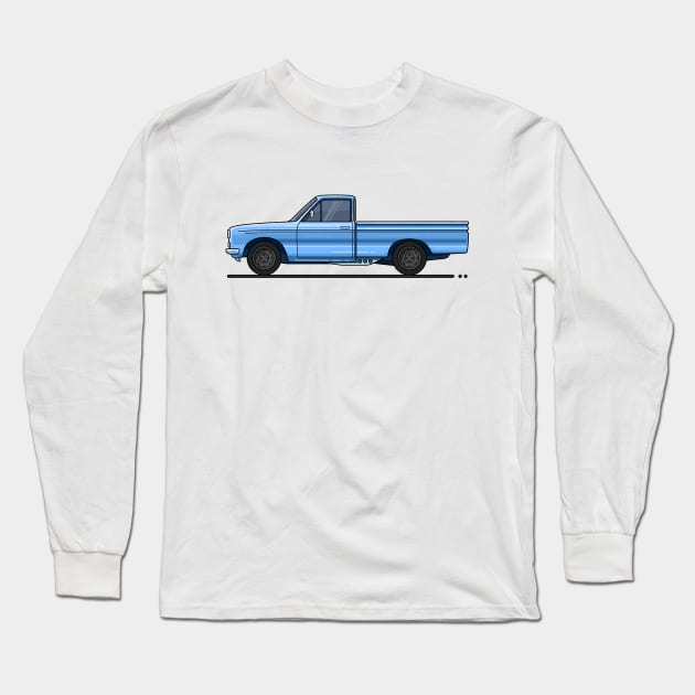 blue truck Long Sleeve T-Shirt by garistipis